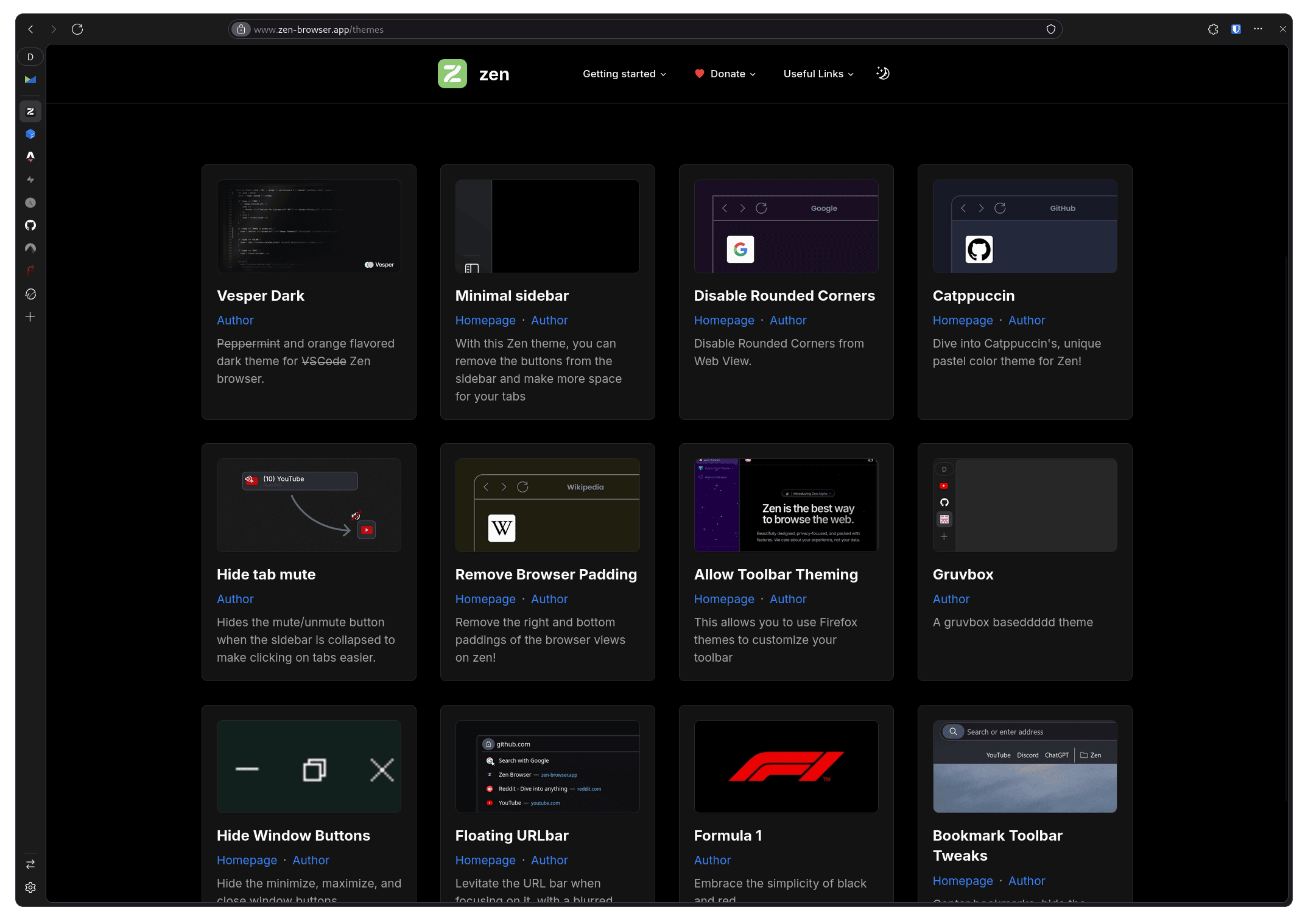 Zen Browser - Theme Store